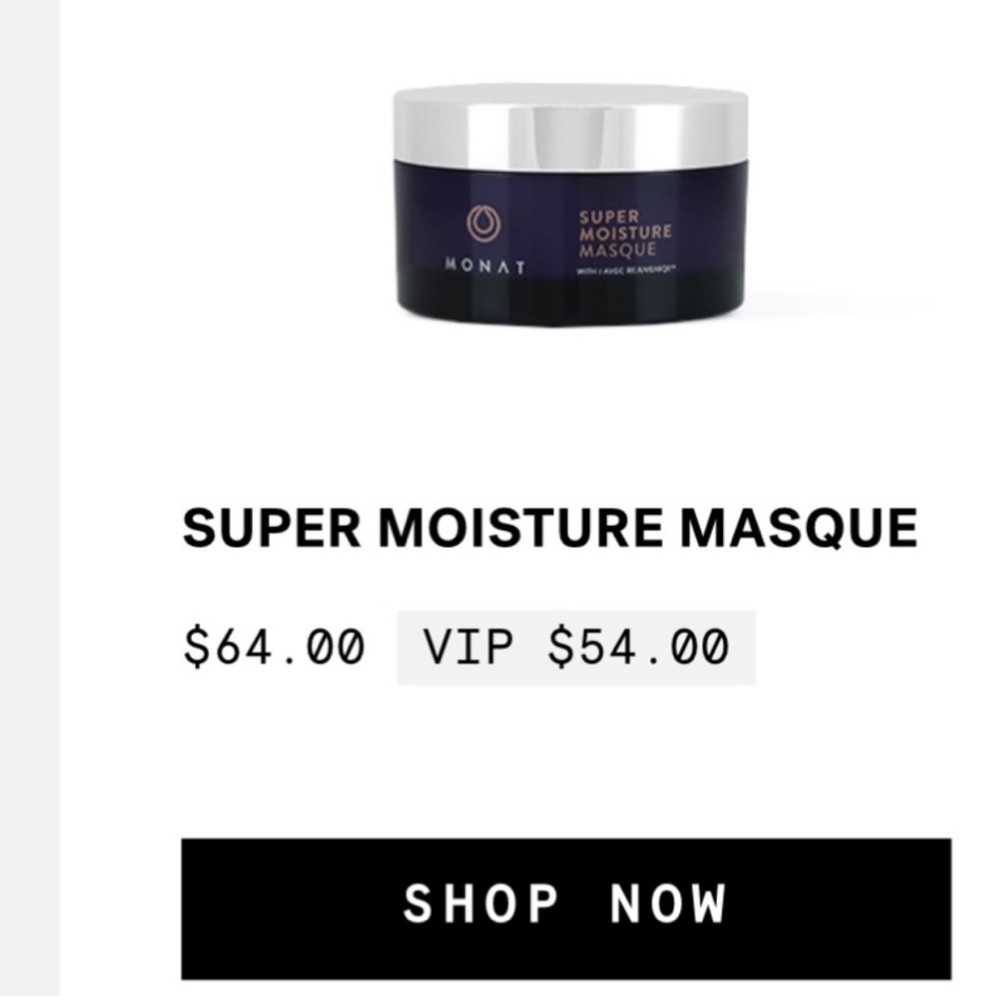 MONAT Super Moisture Masque - Black